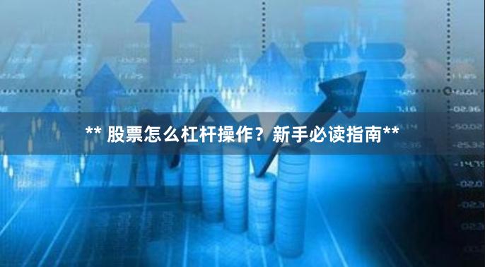 ** 股票怎么杠杆操作？新手必读指南**